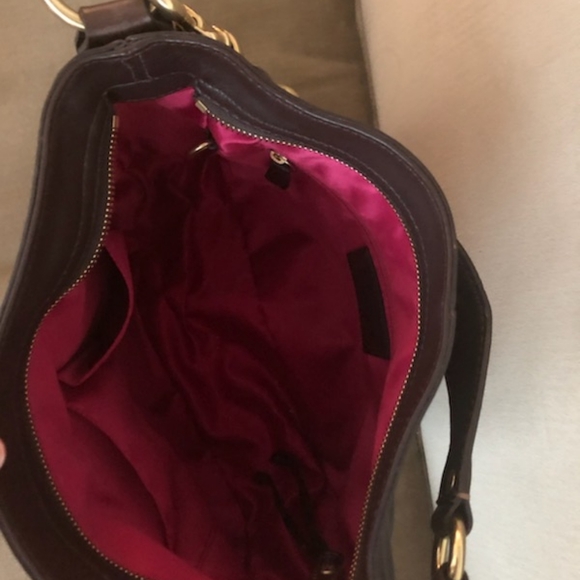 Coach vintage hobo style in deep brown leather - Picture 6 of 9